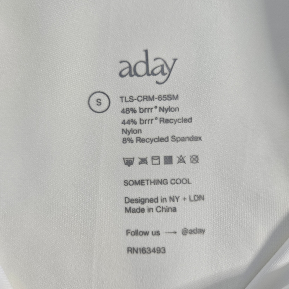 Aday Something Cool Long Sleeve Snap Closure Oversized Top Cooling Wicking Sz S - Picture 9 of 14